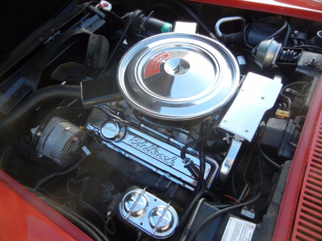 1972 Red Chevrolet Corvette