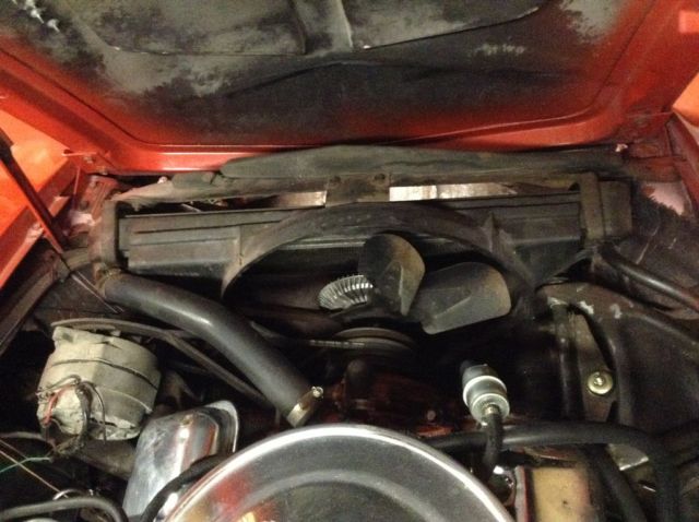 1972 Red Chevrolet Corvette