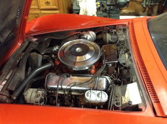 1972 Red Chevrolet Corvette