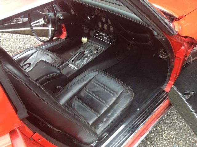 1972 Red Chevrolet Corvette