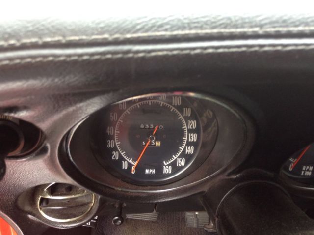 1972 Red Chevrolet Corvette