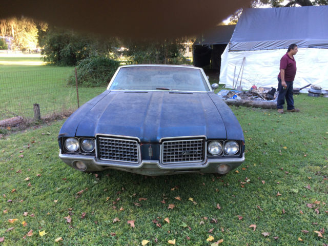 1972 Bule/original orange Oldsmobile Cutlass Convertible