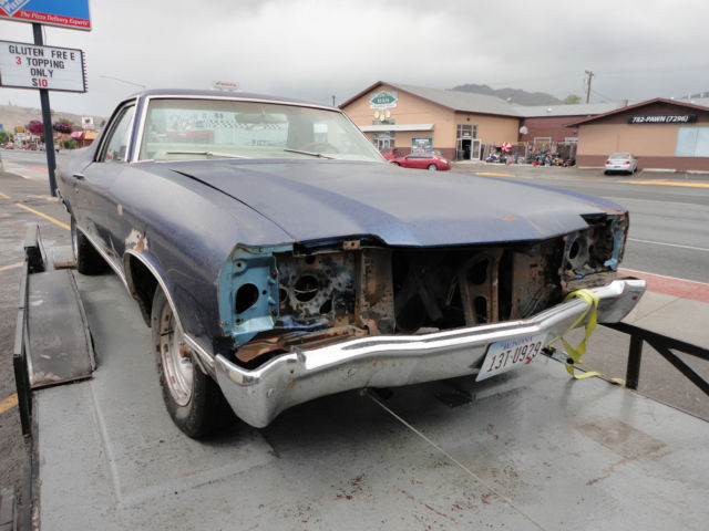 1972 Blue Chevrolet El Camino