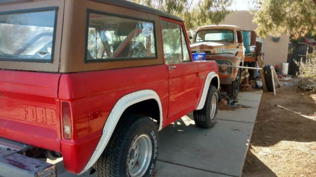 1972 Red Ford Bronco SUV