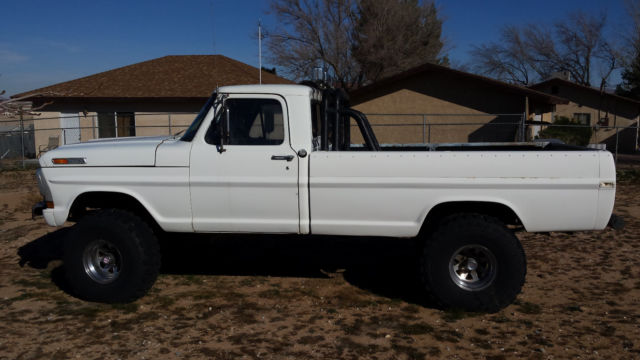1972 White Ford F-100 Standard Cab Pickup