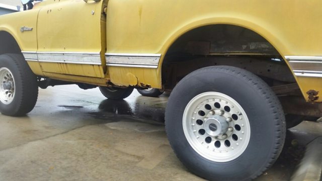 1972 Yellow Chevrolet Blazer