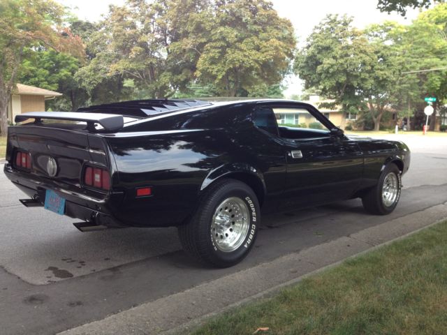 1972 Black Ford Mustang Fastback