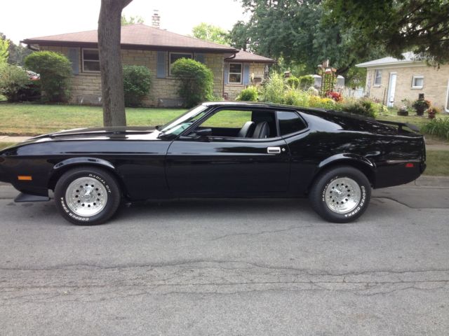 1972 Black Ford Mustang Fastback