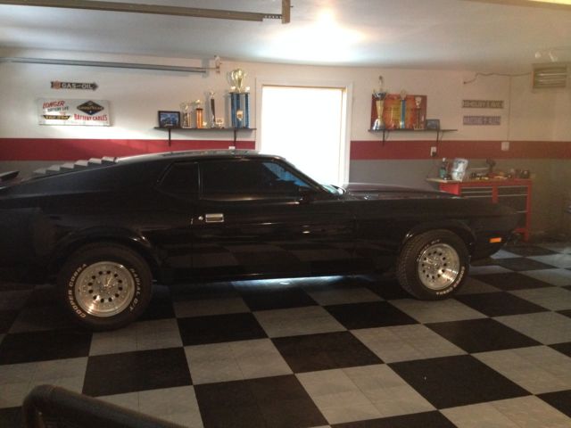 1972 Black Ford Mustang Fastback