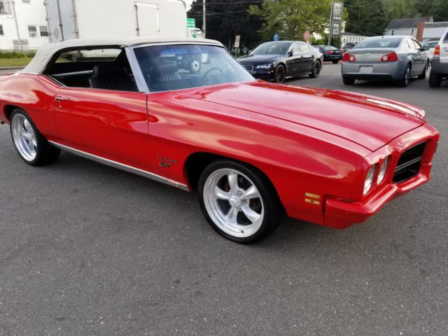 1972 Red Pontiac Le Mans Convertible