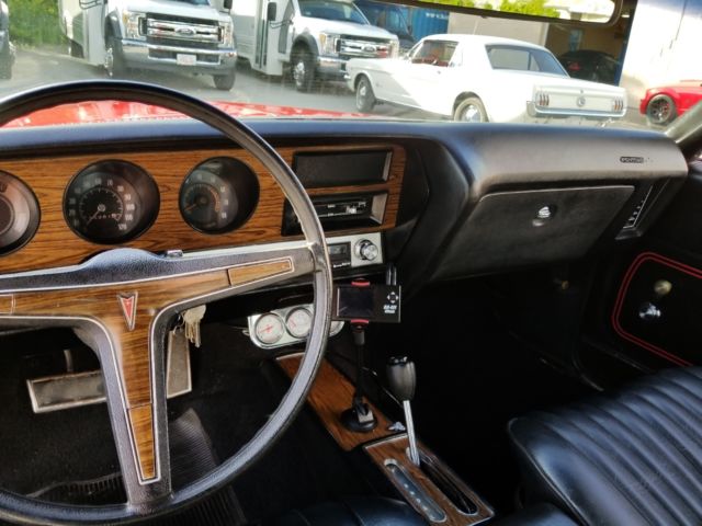 1972 Red Pontiac Le Mans Convertible