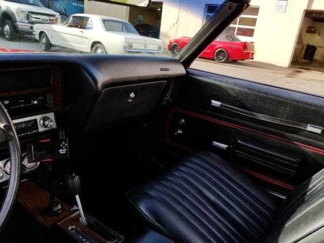 1972 Red Pontiac Le Mans Convertible