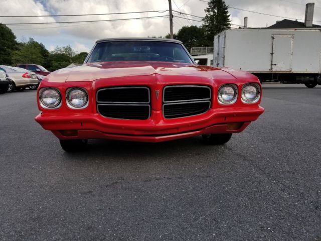 1972 Red Pontiac Le Mans Convertible
