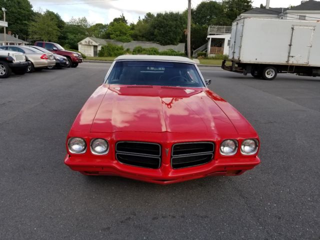 1972 Red Pontiac Le Mans Convertible