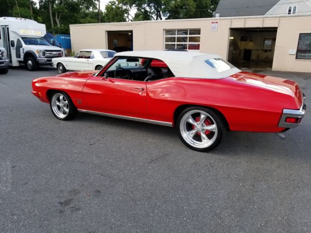 1972 Red Pontiac Le Mans Convertible
