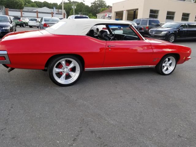 1972 Red Pontiac Le Mans Convertible