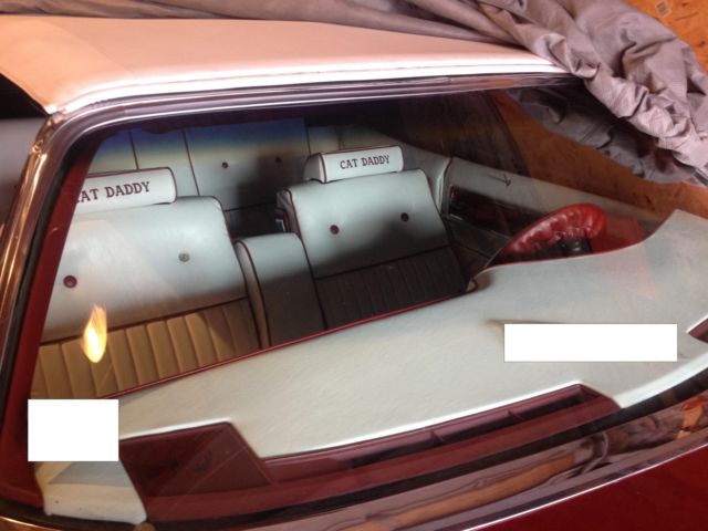 1972 candy red Cadillac Eldorado Convertible