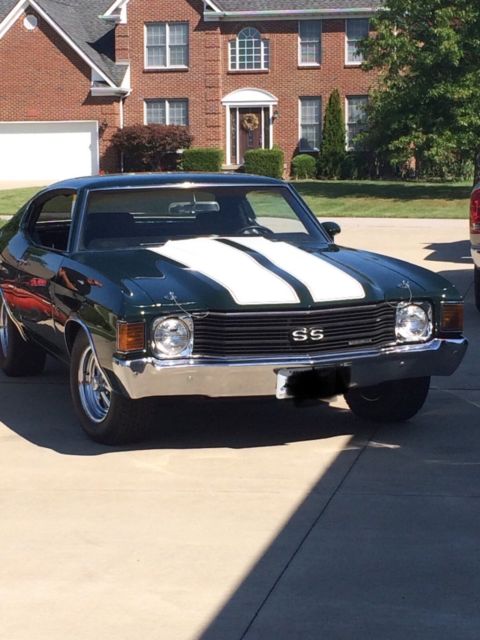 1972 Green Chevrolet Chevelle Coupe