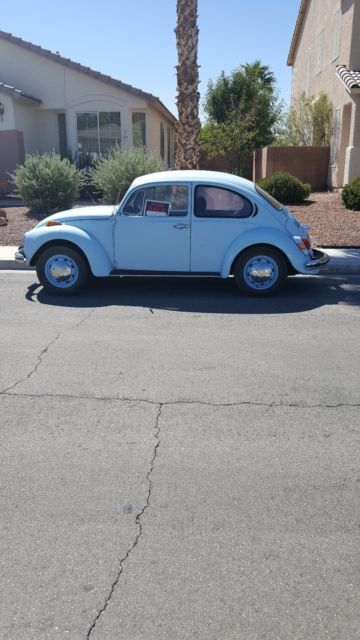 1972 Blue Volkswagen Beetle - Classic Coupe