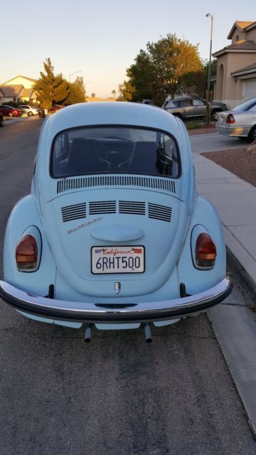 1972 Blue Volkswagen Beetle - Classic Coupe
