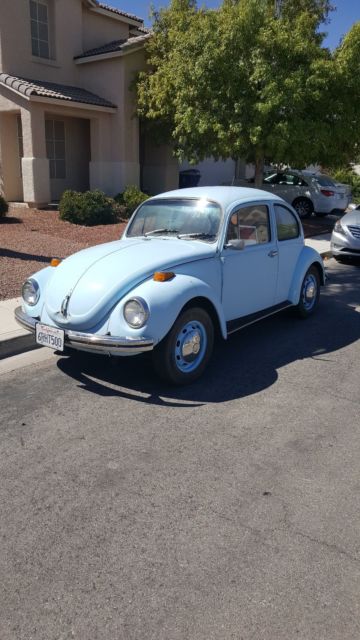 1972 Blue Volkswagen Beetle - Classic Coupe