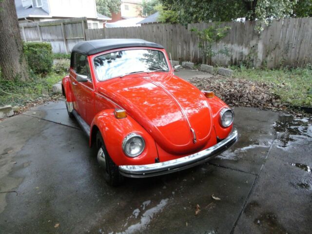 1972 Red Volkswagen Beetle - Classic Convertible