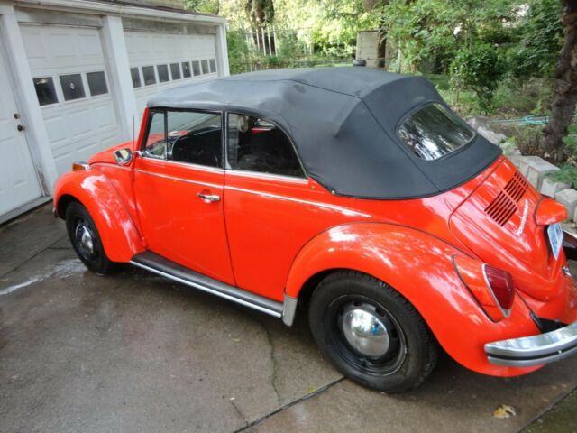1972 Red Volkswagen Beetle - Classic Convertible