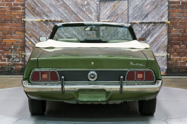 1972 Green Ford Mustang Convertible