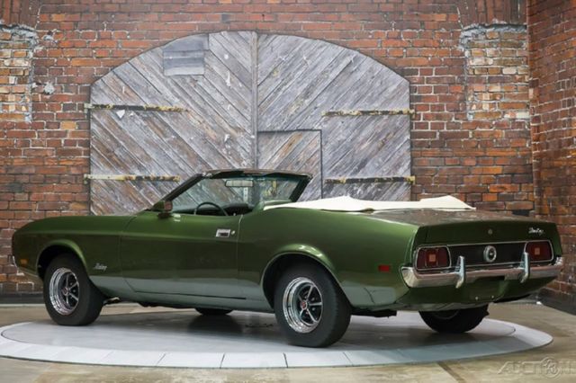1972 Green Ford Mustang Convertible