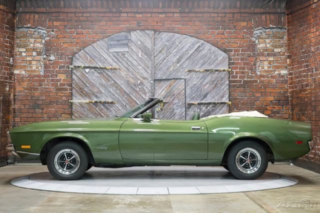 1972 Green Ford Mustang Convertible