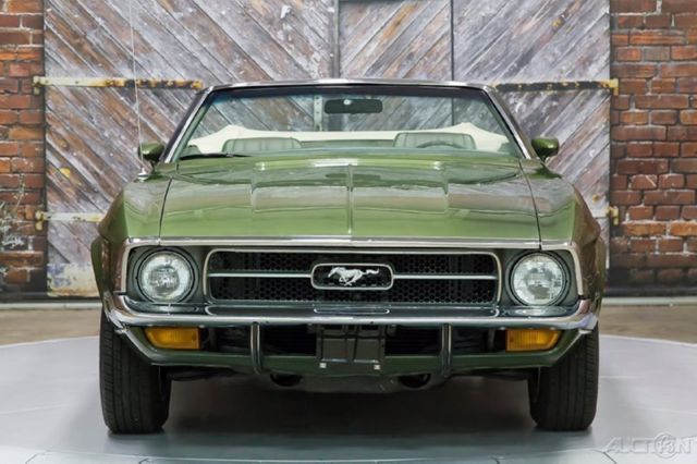 1972 Green Ford Mustang Convertible