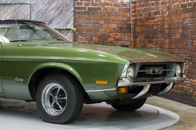 1972 Green Ford Mustang Convertible