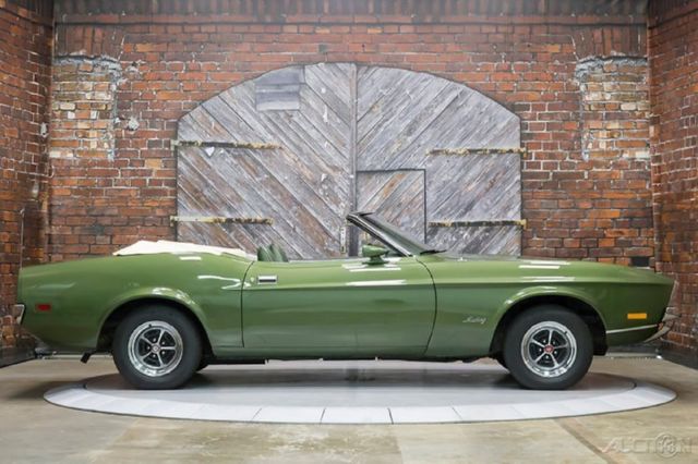 1972 Green Ford Mustang Convertible