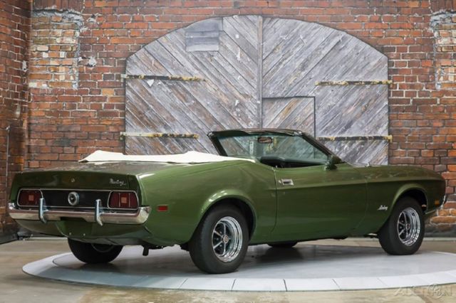 1972 Green Ford Mustang Convertible