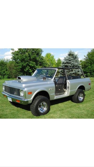 1972 Silver Chevrolet Blazer Convertible