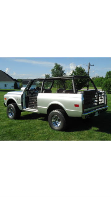 1972 Silver Chevrolet Blazer Convertible