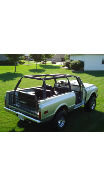 1972 Silver Chevrolet Blazer Convertible