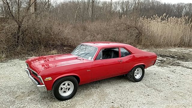 1972 Red Chevrolet Nova