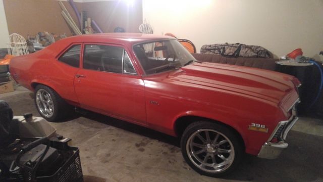 1972 Red Chevrolet Nova