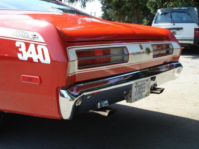 1972 Red Plymouth Duster Coupe