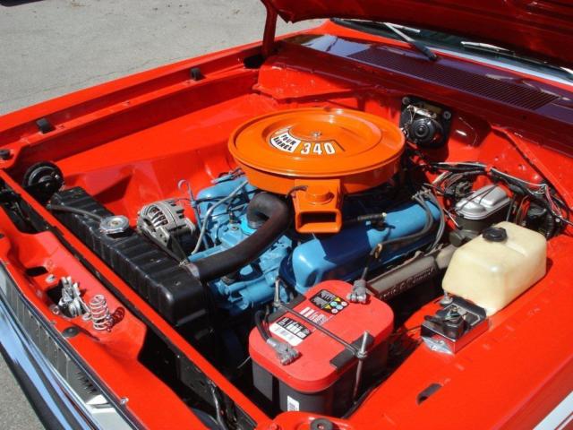 1972 Red Plymouth Duster Coupe