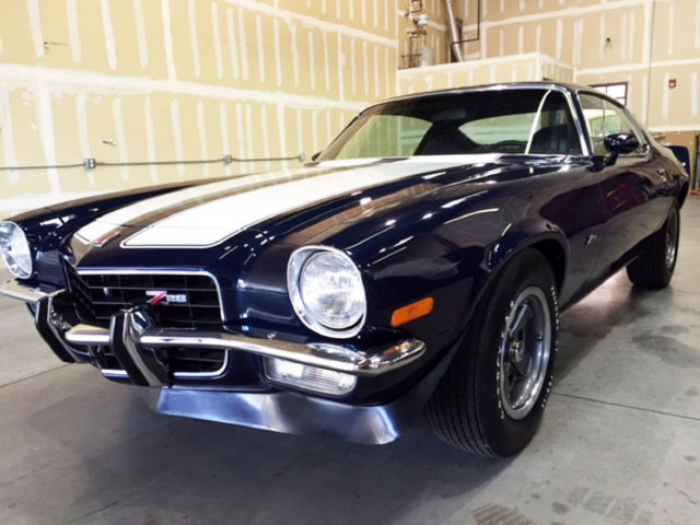 1973 Blue Chevrolet Camaro Coupe