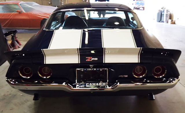 1973 Blue Chevrolet Camaro Coupe