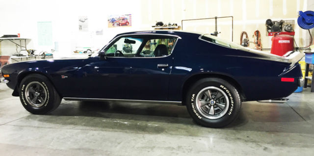 1973 Blue Chevrolet Camaro Coupe