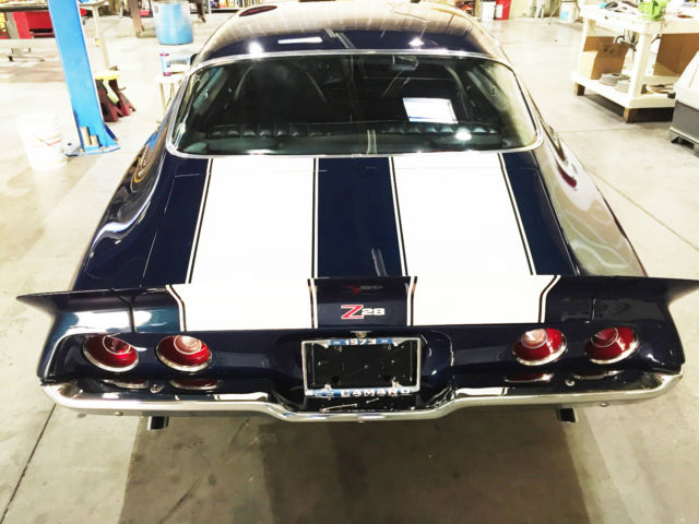 1973 Blue Chevrolet Camaro Coupe