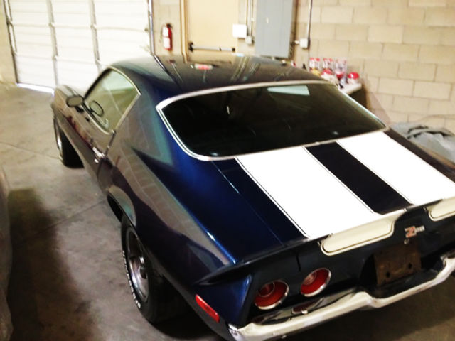 1973 Blue Chevrolet Camaro Coupe