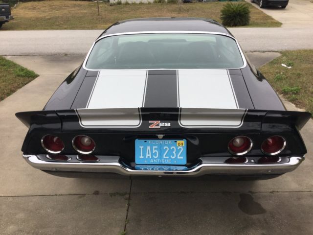 1973 Black Chevrolet Camaro Coupe