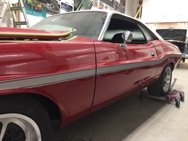 1973 Red Dodge Challenger Coupe