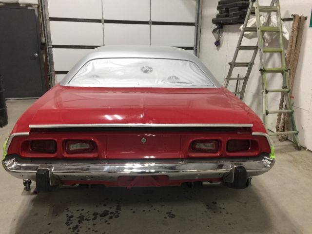 1973 Red Dodge Challenger Coupe