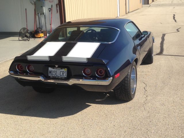 1973 Blue Chevrolet Camaro Coupe
